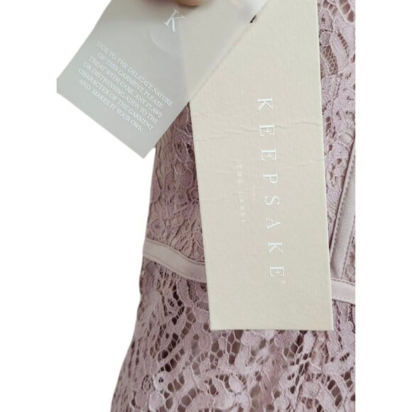 Keepsake the label nwt sense corset detail lace midi dress size M - Picture 11 of 14